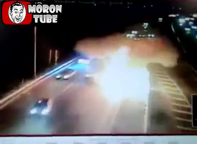 Video :He must have had a cigarette before heading to work